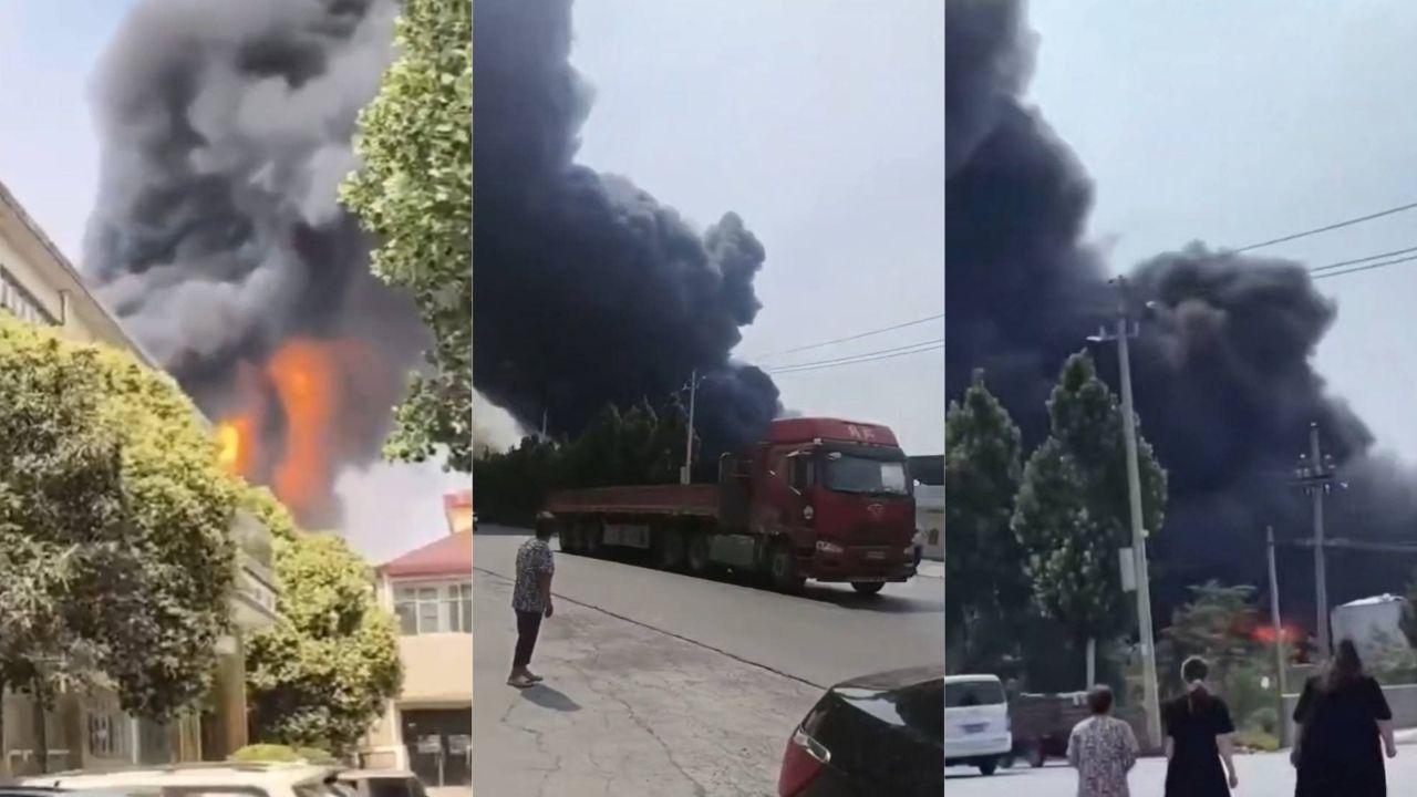 河南许昌突发火情！甲醛厂房烈焰冲天，应急管理局火速回应：已扑灭，无伤亡无毒漏！