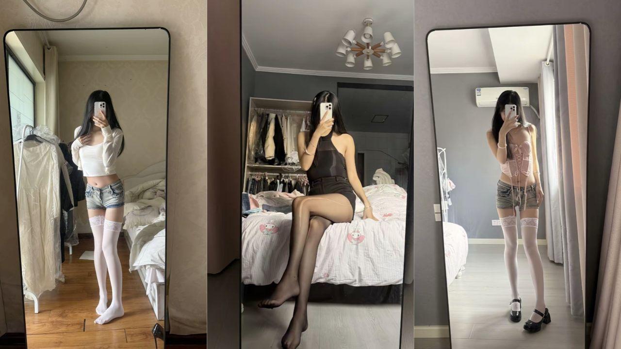 抖音网红小雪酱私拍视频流出 JK短裙黑丝美腿自慰 粉嫩美乳扣穴特写！