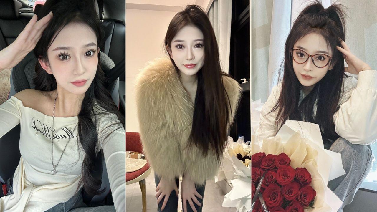 快手网红舞魅程美美女仆装黑丝骚舞视频 极品大长腿私拍摸逼自慰 粉嫩无毛骚逼淫水直流！