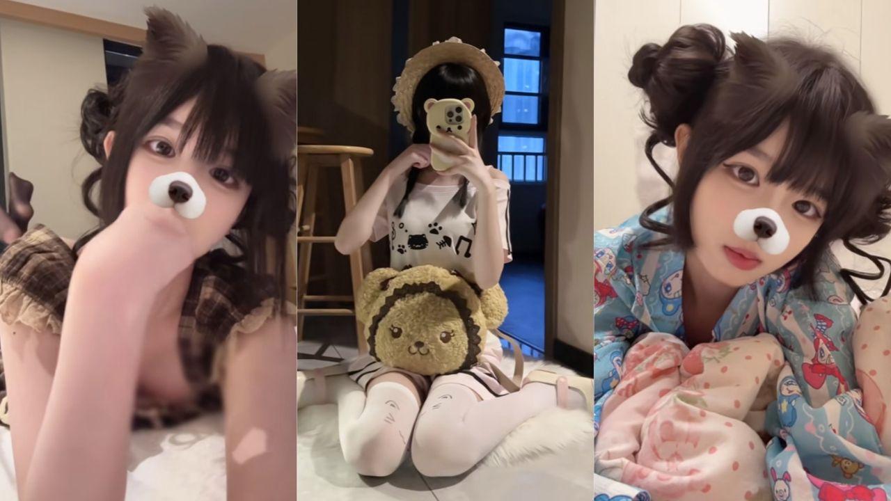 抖音萝莉网红小如宅 定制足控福利视频流出 清纯漫画少女尤物 白丝足交假屌！