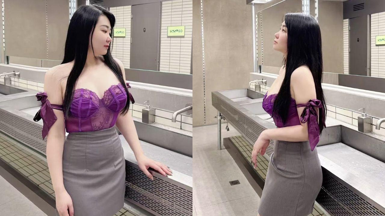 海角社区善良的小嫂子楼道发骚 紫色情趣内衣户外挑逗 无套内射嫂子的骚逼！