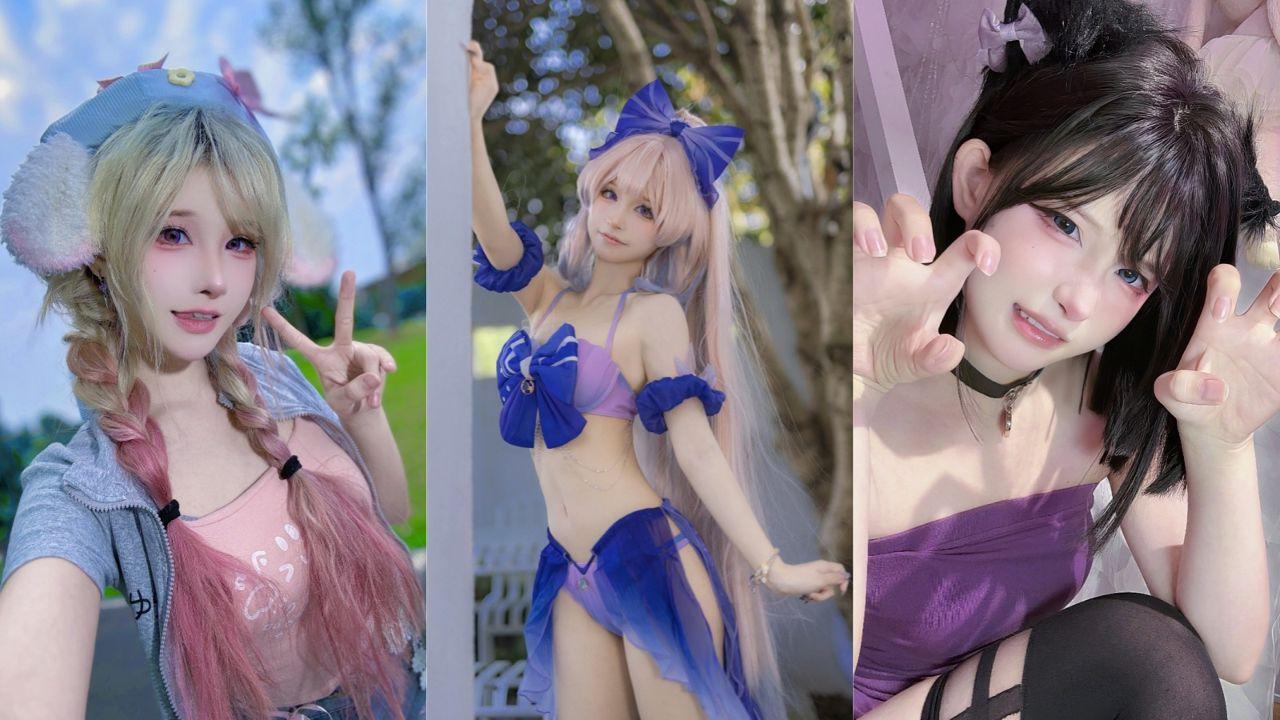 200万粉丝Cosplay网红 瑶兔叽 性瘾视频泄密 男女通吃 跟帅哥做爱一晚30次高潮！