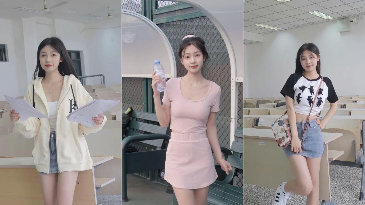 清纯小美女窗前趴后入啪啪 甜美脸蛋反差口交吞精被男友爆操！