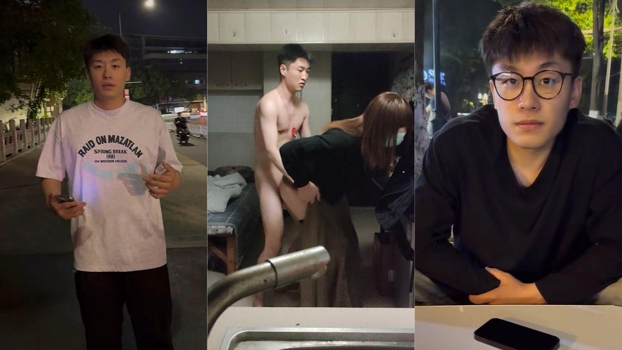 南京红姐事件再爆型男玩物 早睡哥抖音ID 早些睡 嫩屌狂操红姐骚菊 这也下得去屌！