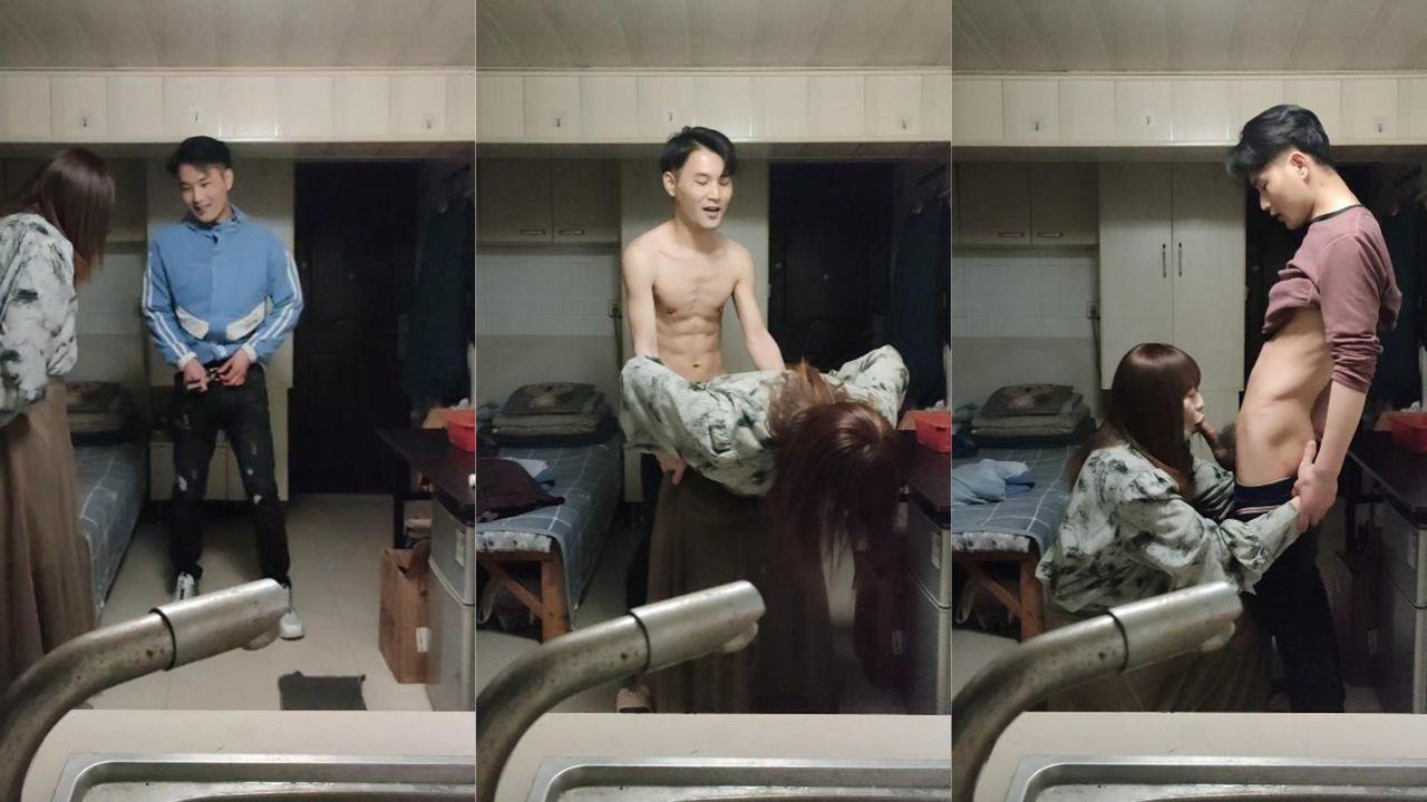 南京伪娘红姐约炮明星脸小哥视频 深喉舔鸡爽到帅哥屁股抽插 还强行跟红姐舌吻 简直辣眼睛！