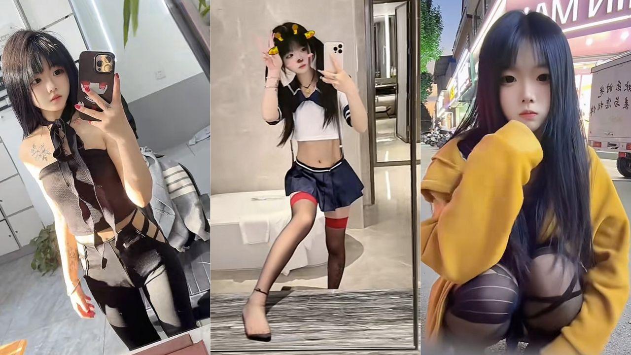 抖音网红萝莉仅呆 约炮做爱视频流出 JK黑丝嫩逼湿到淌水 被大叔调教阳台后入骚叫不断！