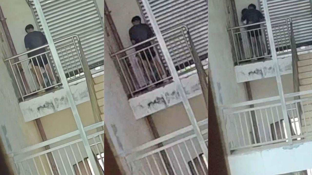 四川仁寿县第二高级职业中学学生教学楼活春宫 光天化日后入女友胆大包天！