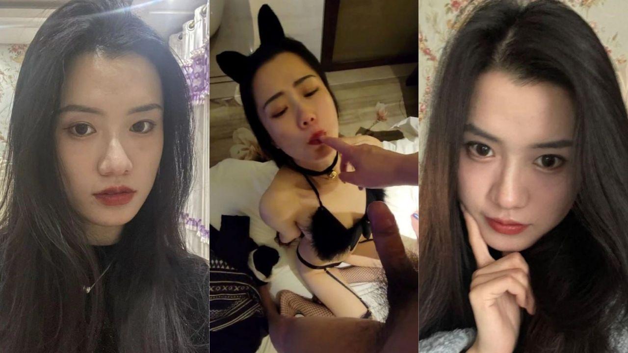 青岛已婚少妇林昕怡调教视频 黑色情趣内衣火辣反差 骑乘口爆吮吸肉棒 扇臀玩穴三洞全开！