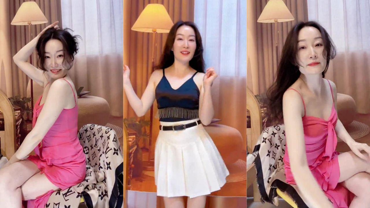 抖音网红少妇奶思鸭福利视频 冷白皮少妇白色蕾丝骚舞 抠穴自慰淫水拉丝 老A8也是A8！