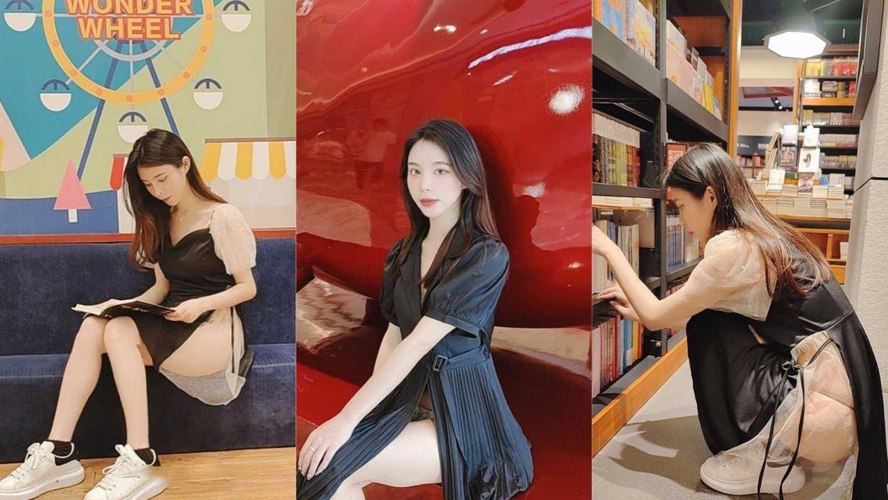 淘宝情趣装模特 露小出 大街上换衣美乳臀沟全露 透明装漏阴毛若隐若现 性感内裤勾得路人目瞪口呆！