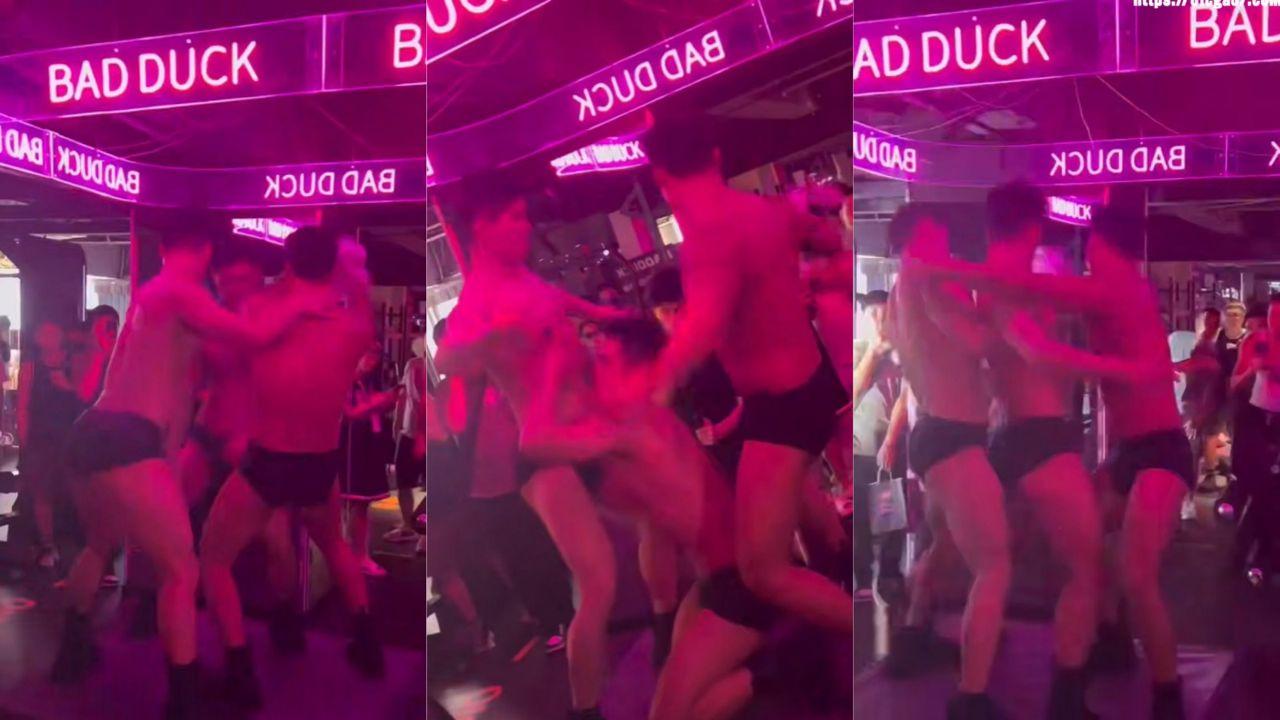 重庆男同健身房开业视频流出 昏暗灯光下裸体猛男贴身热舞 肌肉线条挑逗 全场尖叫狂欢辣眼睛！