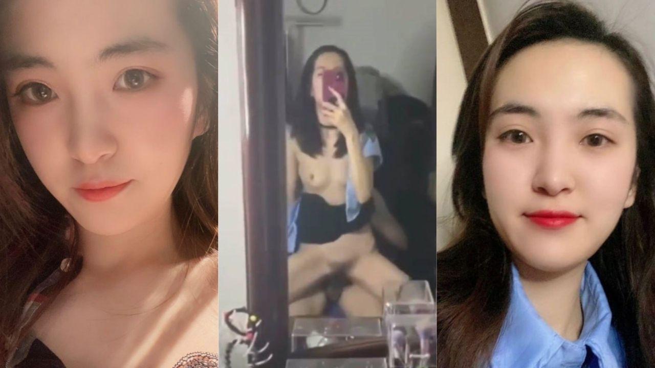 长腿少妇鲍鱼被无套插入 对着镜子做起了有氧运动 广东东莞 赵沐昔 做爱视频流出！