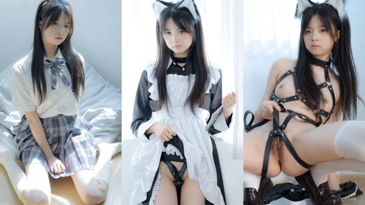 素人渔夫 林书辞 捆绑调教视频 可爱萝莉女仆装蒙眼玩弄 跳蛋开发小穴 还被挠脚心笑到全身抽搐！