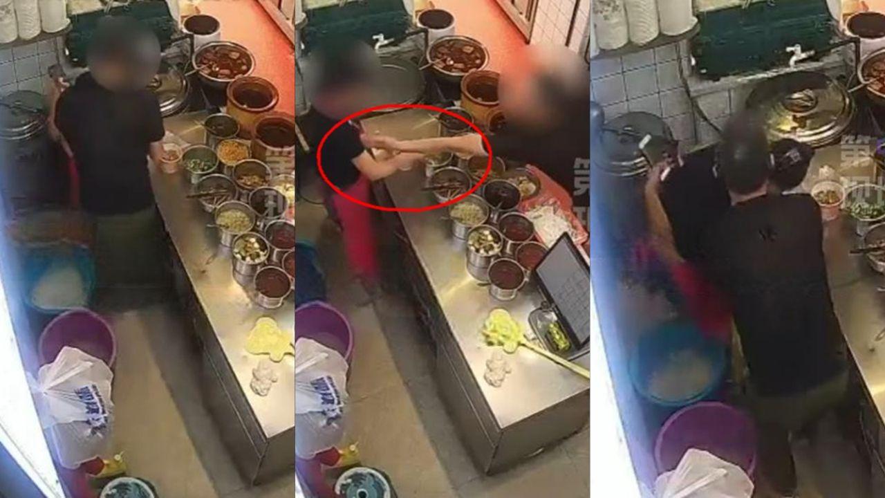 湖南衡阳米粉店男客太嚣张 强搂19岁女店员袭胸 嚷着开房吓坏妹子 隔天还敢回店吃粉当场被抓！