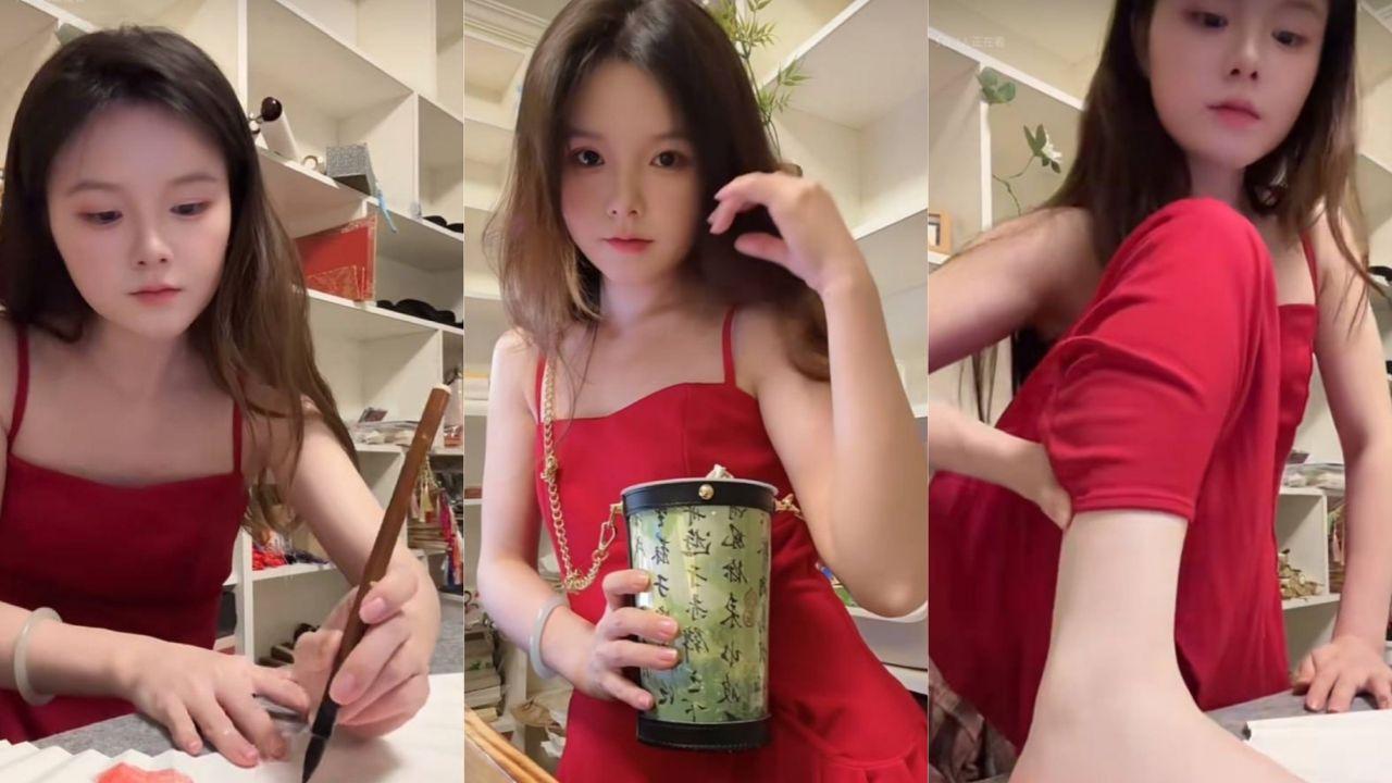 B站才艺主播 野猫书法央央 大尺度福利视频流出 完美身躯大胆展示 才女擦边最为致命！