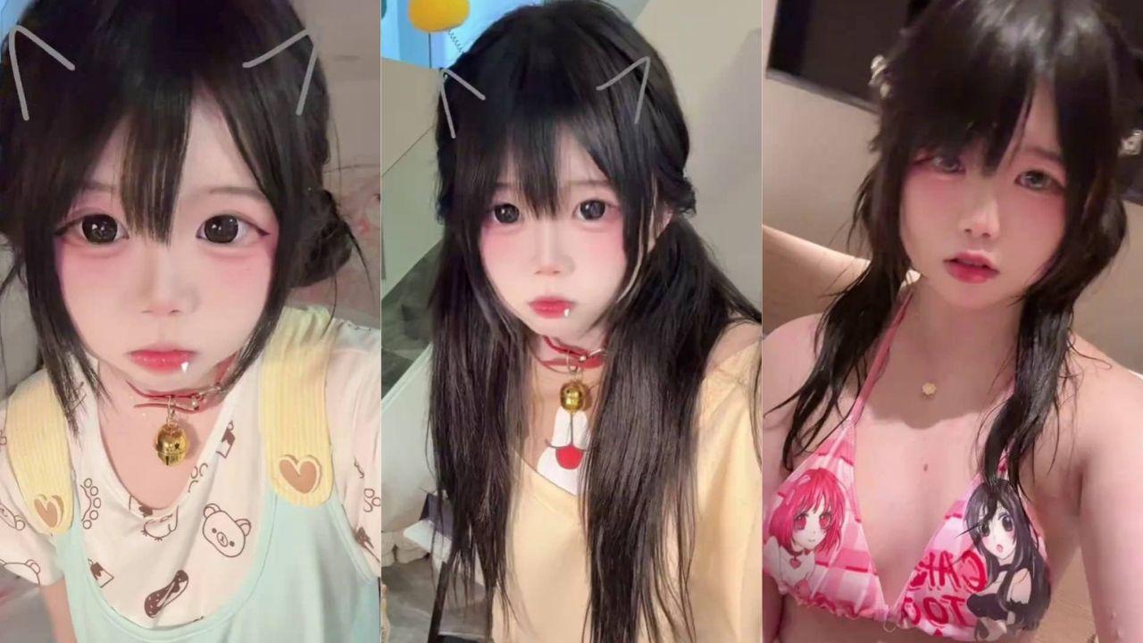 抖音微胖小萝莉超级卡哇伊！金主定制自慰福利视频曝光！白嫩大奶肉感十足！黑森林小穴反差拉满！