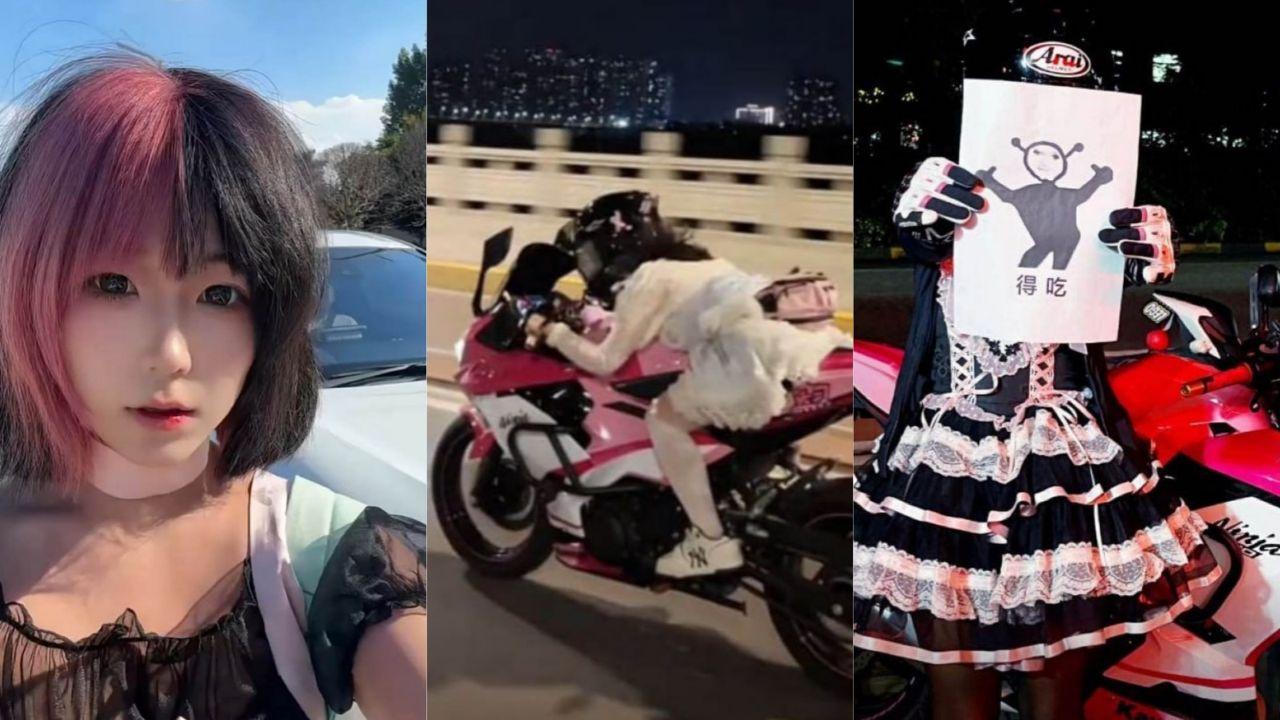 抖音小网红女骑士 愤怒的大猩猩 路上行驶中与新能源女车主发生争吵 两人从发生口角到大打出手 场面极其混乱！