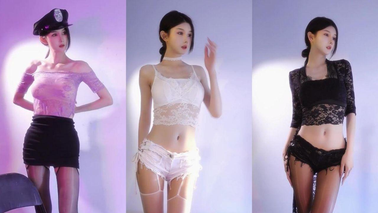 高颜值美腿女神 小鹿 性感腿舞视频合集 吊带黑丝紧缚丝腿 紧身包臀裙搔首弄姿 腿控福利看过来！