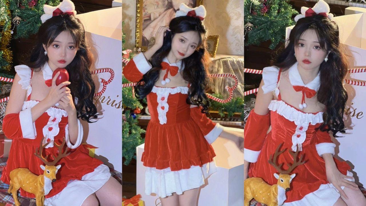 海角大神 妹妹的第一次给了我 妹妹变成了圣诞小精灵 正在拍抖音的妹妹被我按在床上各种姿势开发！