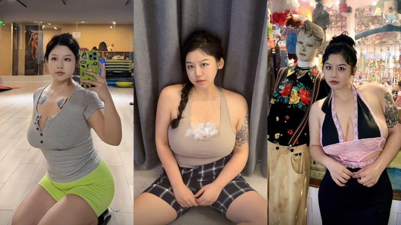 广西南宁抖音7.4万粉大奶网红针多鱼不雅视频！婊子自带实锤标志 这大雷一般人吃不消！