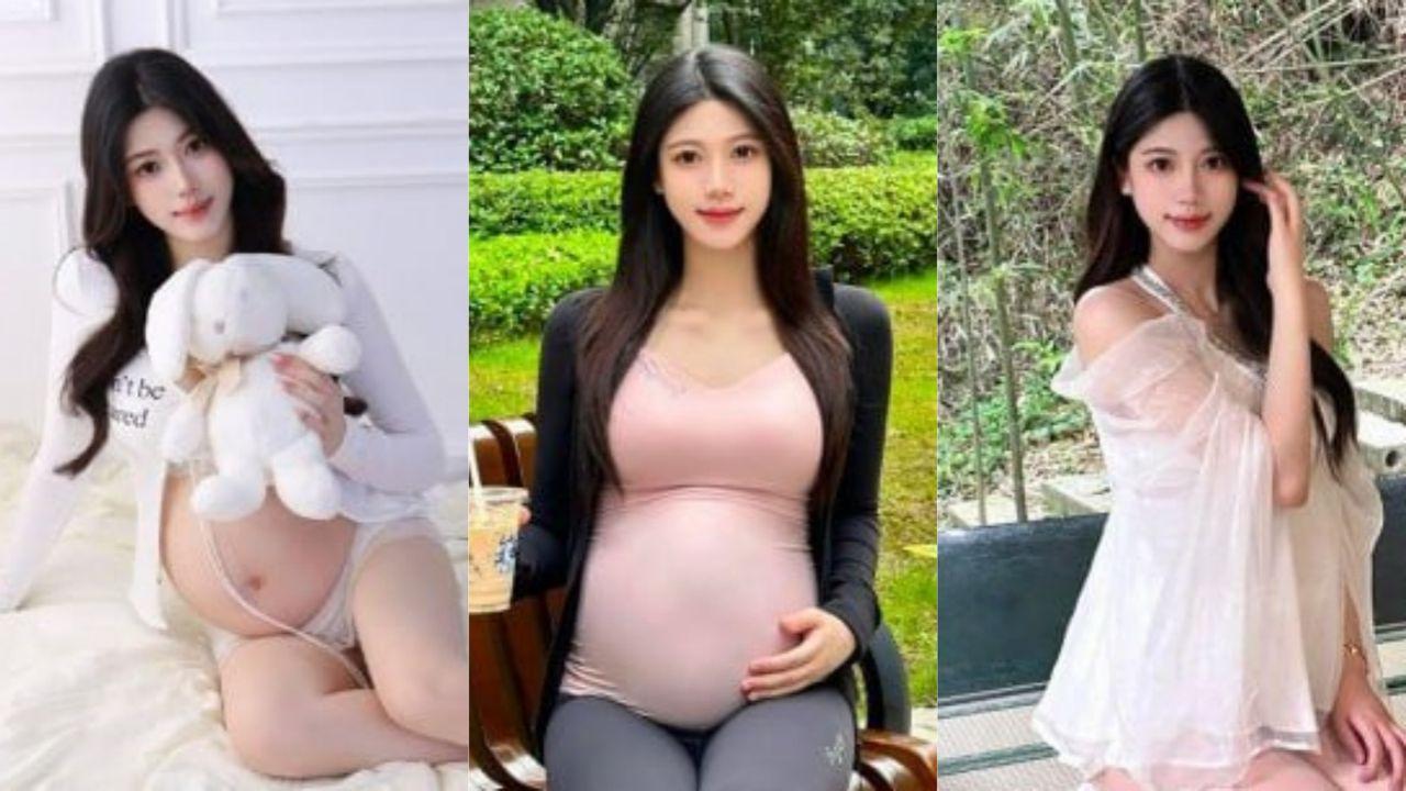 湖北极品孕妇 李芝依 拿孩子当转孕珠挑逗金主 后入抽插时翘臀高撩！