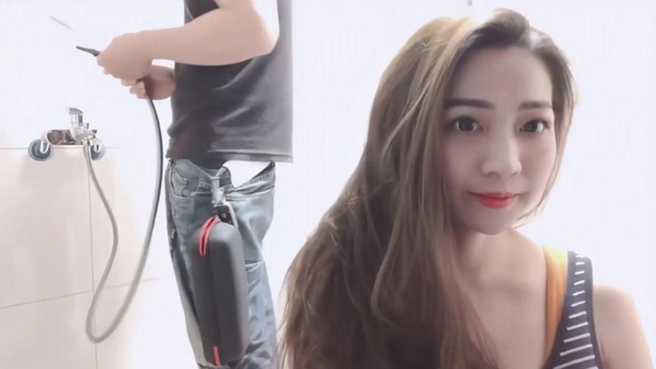 台湾剧情AV 女主播勾引修理工视频流出 粉鲍献身无套后入 口交颜射吞精如母狗！